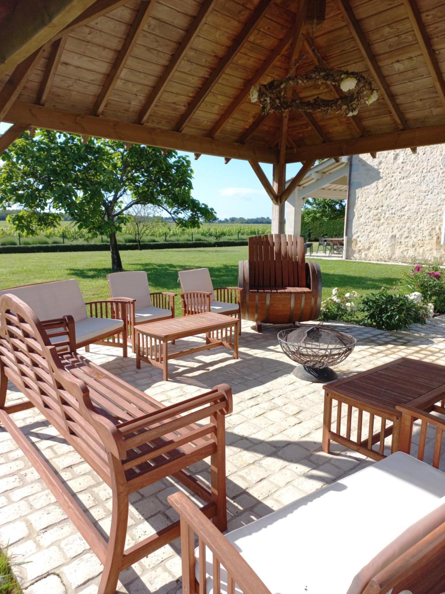 Vila Airial De Tourteau Chollet Arbanats Exteriér fotografie